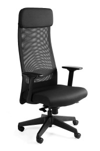Fotel  z wysokim oparciem ARES MESH