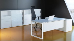 Nowoczesne biurko  z komodą 160x90 MWB 1891 O