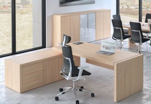 Biurko gabinetowe Fundamental  1800x1700x750 mm model MF Z2