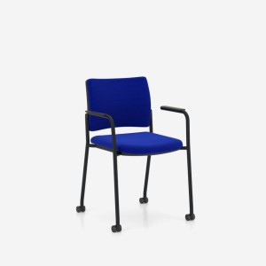 Intrata Krzesło konferencyjne z kółkami V-31 FLBL-ARM