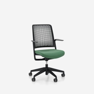 WithMe Krzesło biurowe obrotowe SWIVEL P PRF BLACK